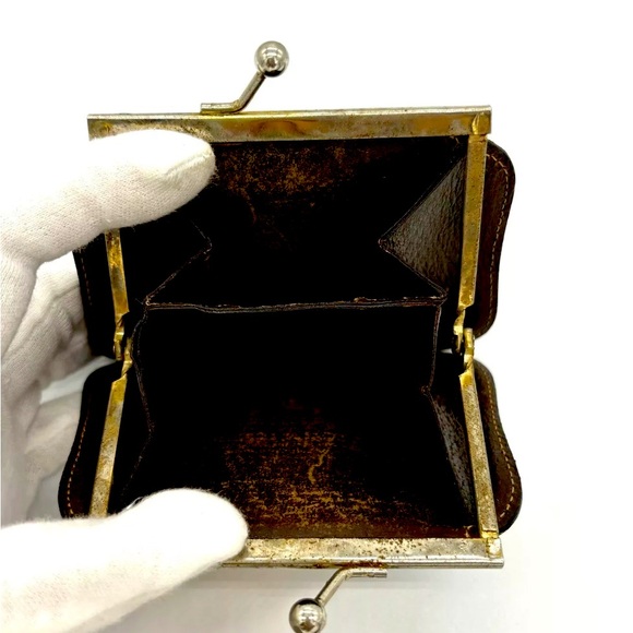 ❤️💚VINTAGE! Gucci Sherry Line Brown GG Canvas And Leather Coin Case Wallet❤️💚 - Picture 9 of 9